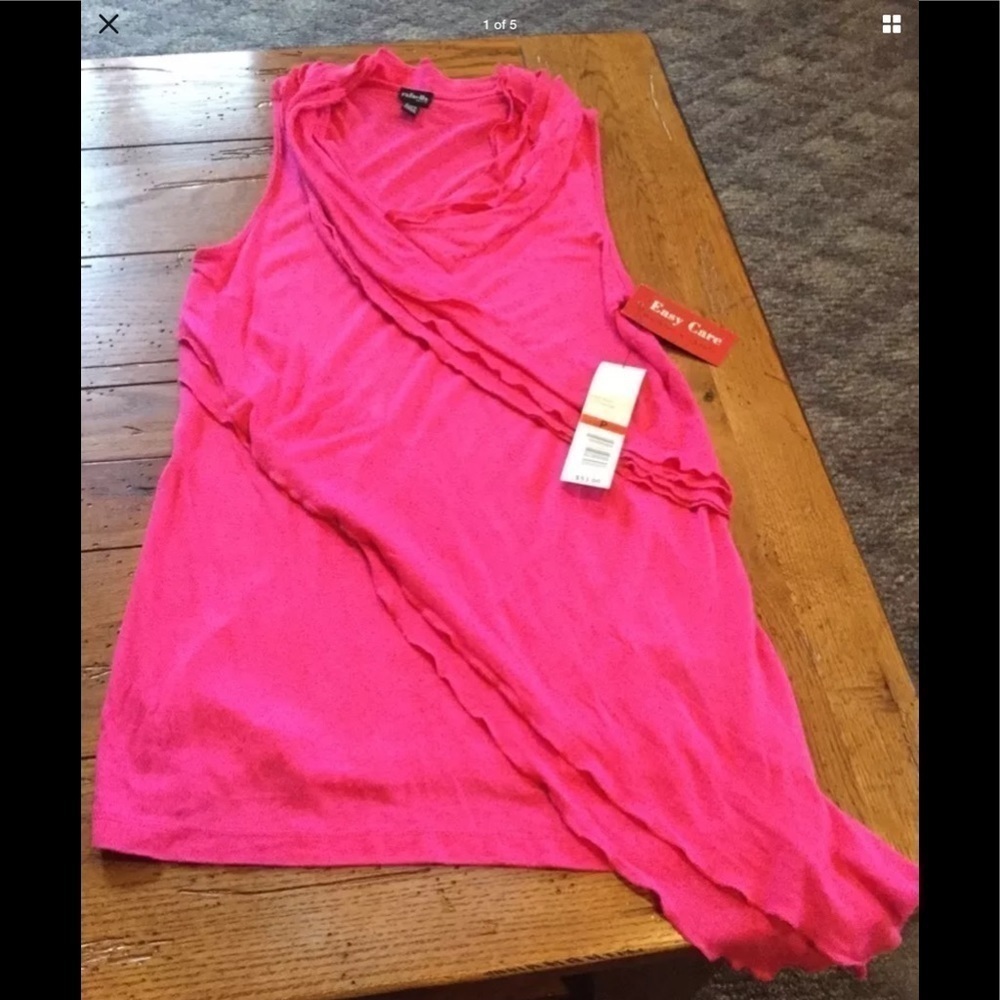 RAFELLA PETITE SMALL. SLEEVELESS TOP SHIRT NWT